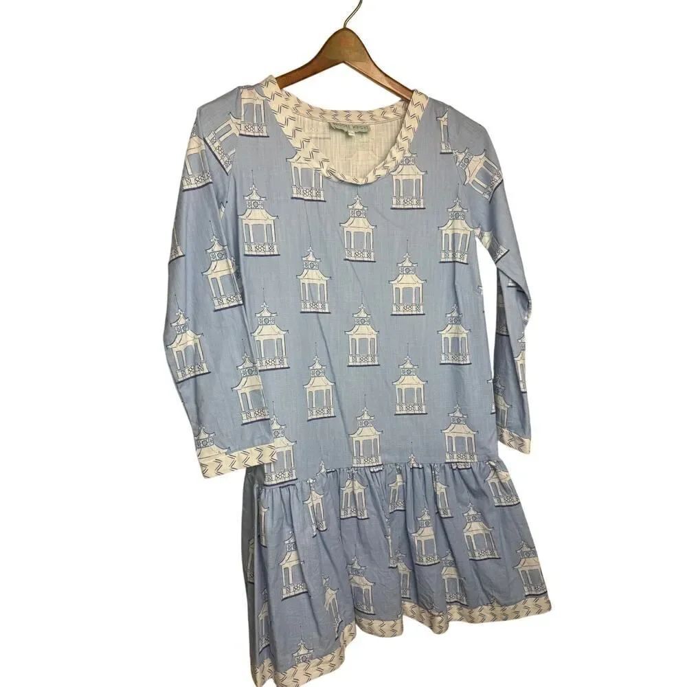 Brooke Wright Rebecca Pagoda Mini Dress Sz. XS/S